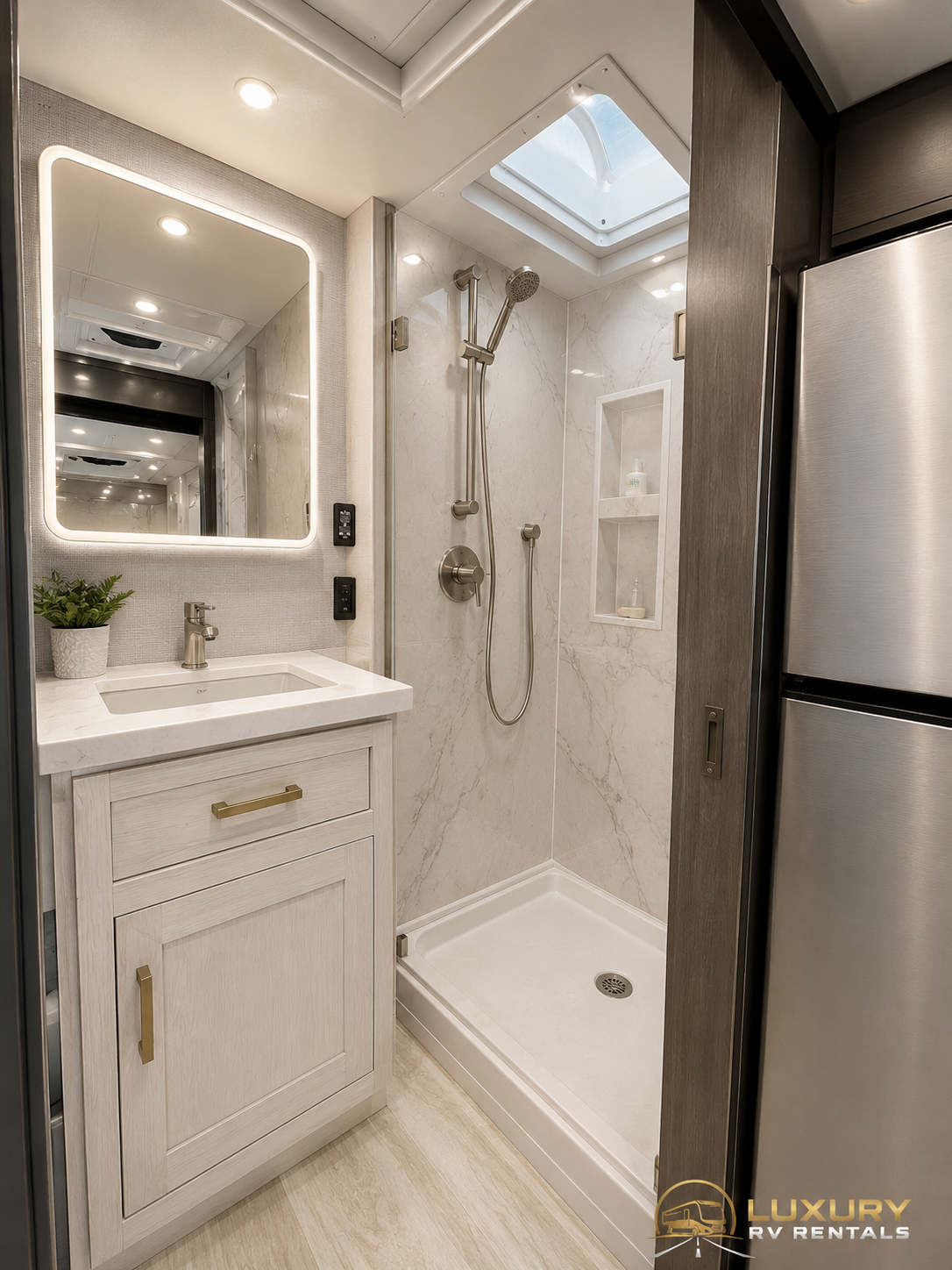 Driver's Area motorhome view 2