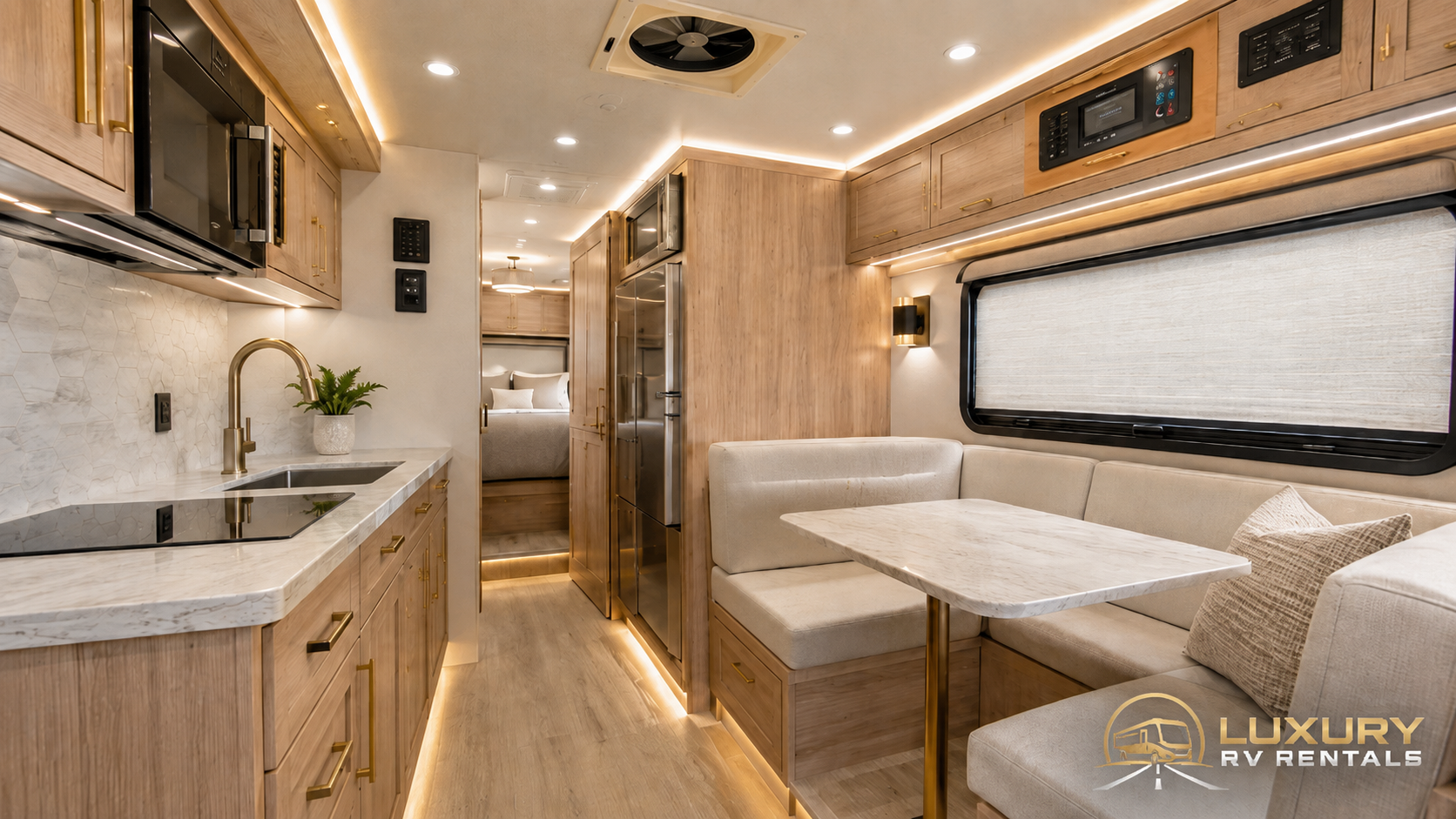 Living Area motorhome view 3